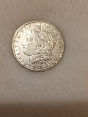 1893 Morgan Silver Dollar - Bright Silver #1